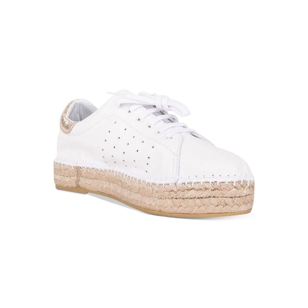 André Assous Women’s Champ White/Gold Espadrilles